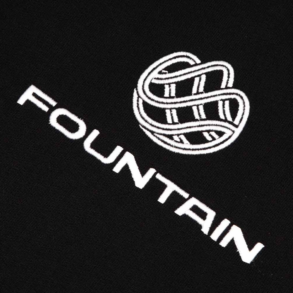Fountain Embroidered Logo Hoodie