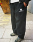 Monogram Joggers in black, worn