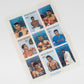 Close detail of the stamp artwork print at centre chest